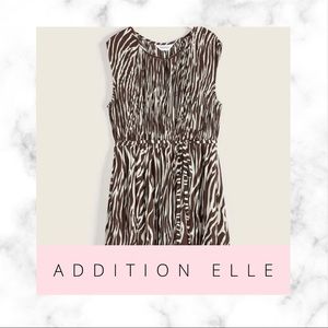 Addition Elle Animal Print Dress NWT